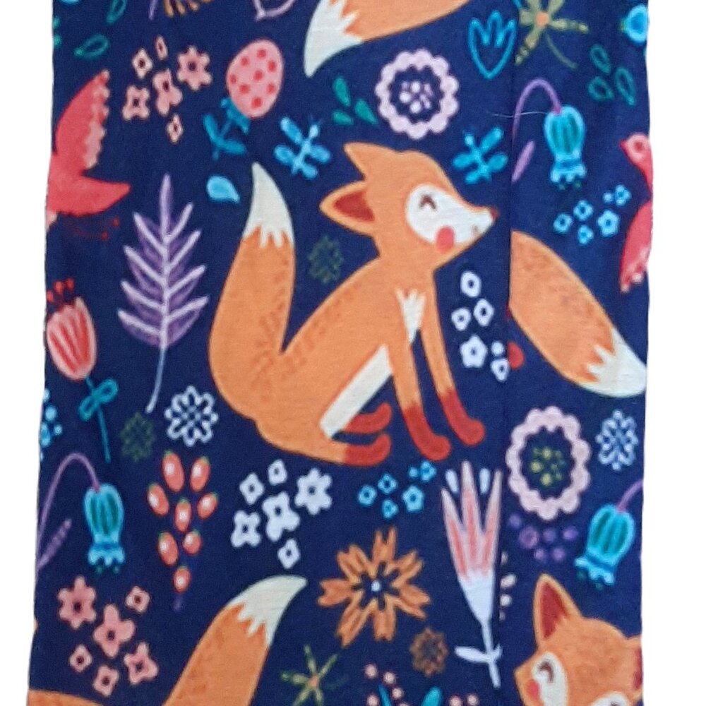 Hiking Neck Scarf with Foxes Small to Medium